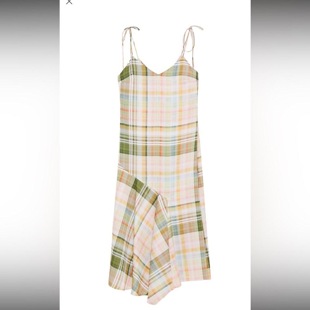 Zara plaid midi dress